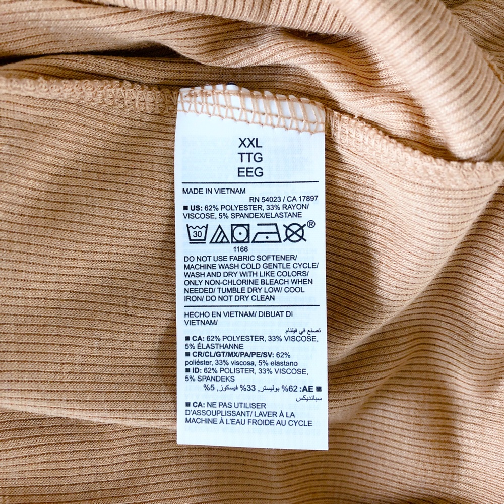 Old Navy tank top UltraLite Rib-Knit Racerback Tank Top Women tan shirt - Picture 14 of 14